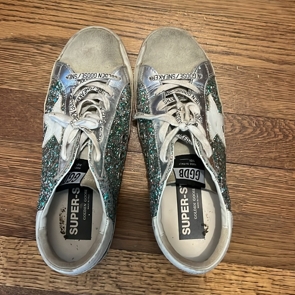 Golden goose superstar sneakers glitter size 39 - Picture 6 of 6